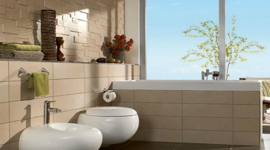 Design de carrelage moderne dans la salle de bain.  Carrelage salle de bain : variété de modèles dans les catalogues tesselles