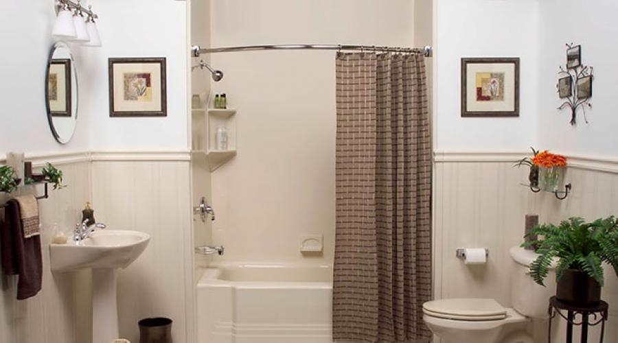 How to renovate a bathroom inexpensively.  Cheap bathroom renovation Economical bathroom renovation
