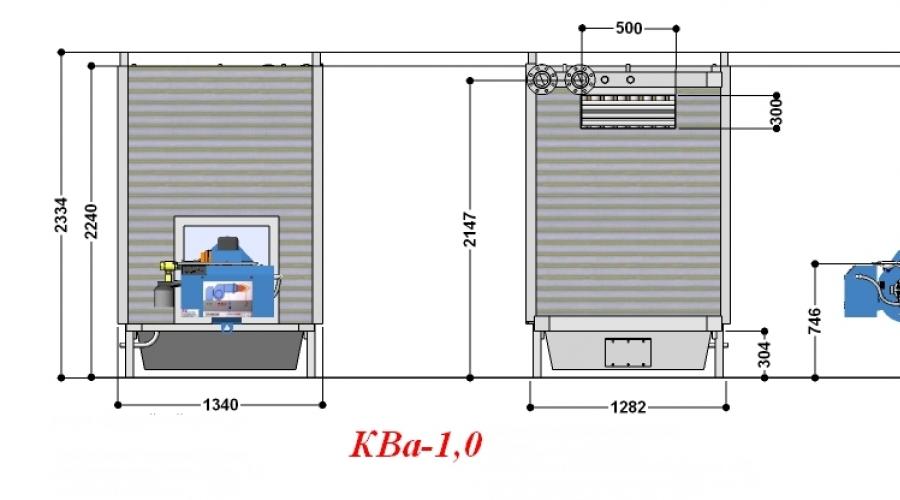 Calderas kv gm 4,65 montadas.  Calderas de calentamiento de agua caliente kvgm.  El procedimiento para ordenar la automatización o una gama completa de trabajos en el reequipamiento técnico de las calderas VKGM.