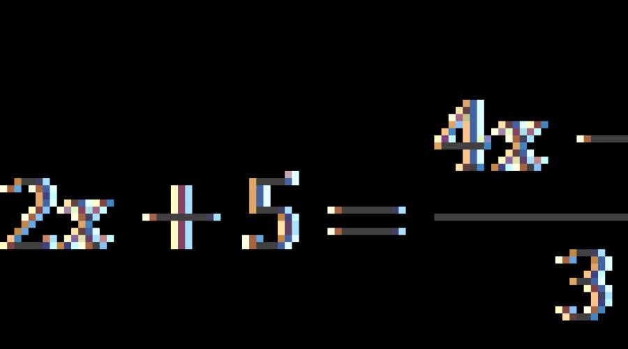 Given a fractional rational equation.  How to solve a rational equation