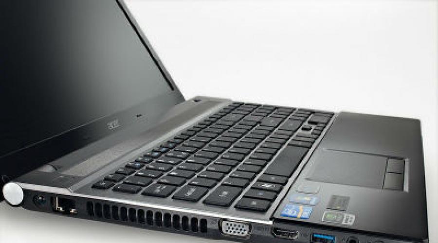 Laptop Acer Aspire v3 571g.  Laptop Acer Aspire V3: tehničke specifikacije i recenzije.  Proizvod obezbeđuje Acer