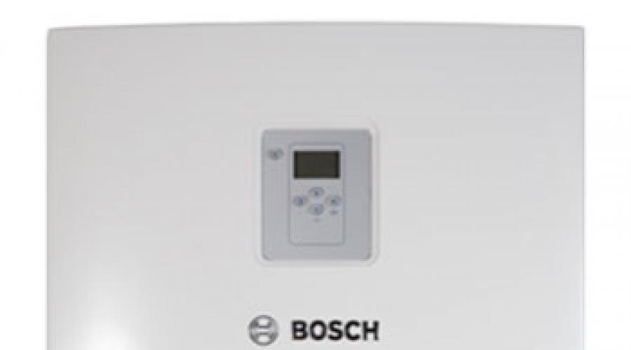 Chaudière à condensation Bosch.  Chaudières à condensation Bosch (Bosch).  Avec chambre de combustion ouverte