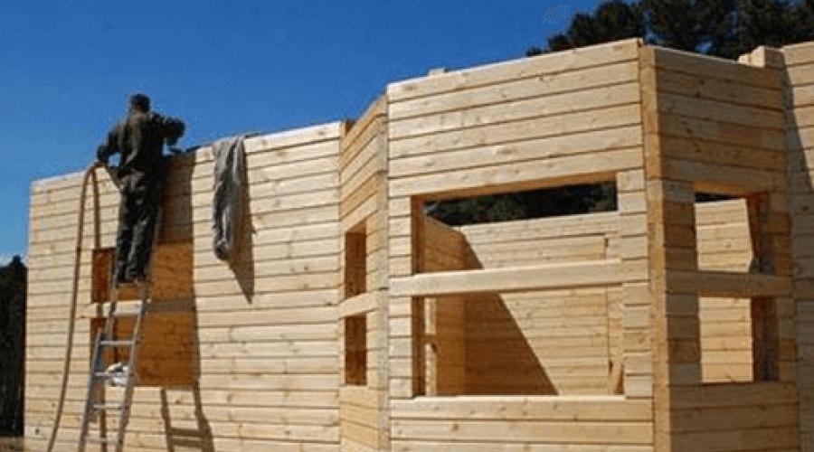 Technologia budowy domu z drewna profilowanego własnymi rękami.  Jak zbudować dom z drewna własnymi rękami (zdjęcie) Budowa domu z drewna profilowanego krok po kroku