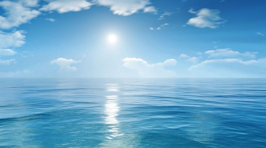 Sueño mar limpio azul tranquilo.  ¿Cuál es el sueño del mar azul?
