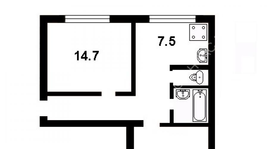 Layout of the Brezhnevka: description and typical options.  Tips for remodeling a two-room apartment: Khrushchev, P44 series Interior of a Brezhnevka apartment 2 rooms