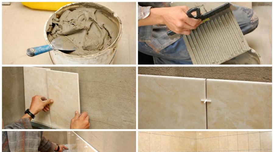 Как класть плитку на стены ванной? Способы укладки на гладкую бетонную стену