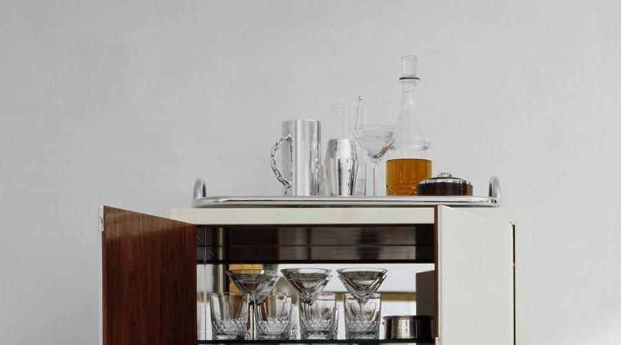 Furniture for a home bar: types, nuances of location, ideas.  How to make a mini bar with your own hands - the best ideas for a modern bar counter and at home and cottages (75 photos) Non-standard solutions for organizing a home mini-bar