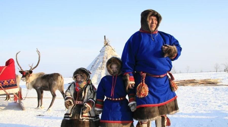 Tradycje rdzennych ludów Syberii Wschodniej.  ludy Syberii