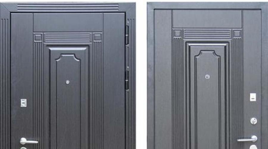 What types of entrance doors are there?  Repair and adjustment of metal entrance doors.  installation of a metal entrance door