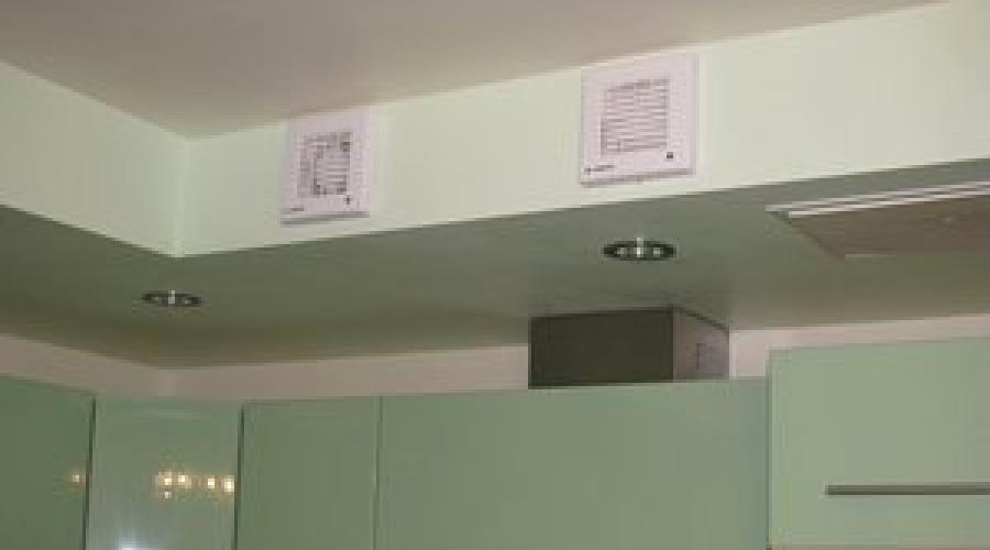 Everything you need to know about ventilation in the kitchen.  Ventilation, properly arranged in the kitchen, means a healthy microclimate throughout the house Double hood in the kitchen