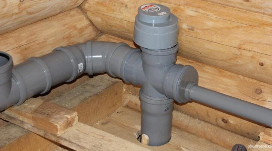 Ventilation valve for sewerage - purpose and principle of operation.  Installing an aerator - an air valve for sewerage How a valve works on a sewer riser