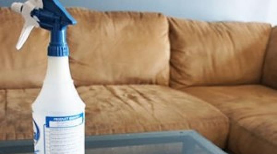 Jak czyścić sofę i inne meble tapicerowane w domu.  Jak wyczyścić sofę z plam w domu?  Jak wyczyścić brudną sofę