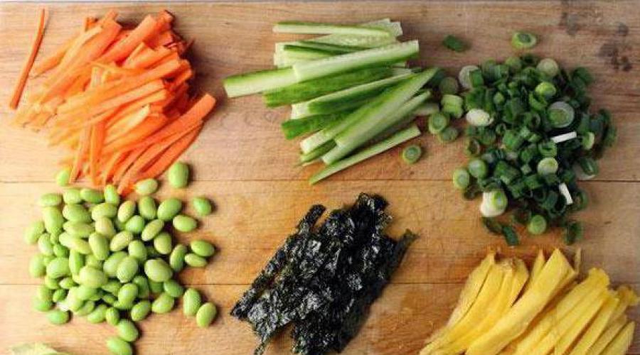 Как приготовить вегетарианские суши? Веганские роллы Роллы для вегетарианцев