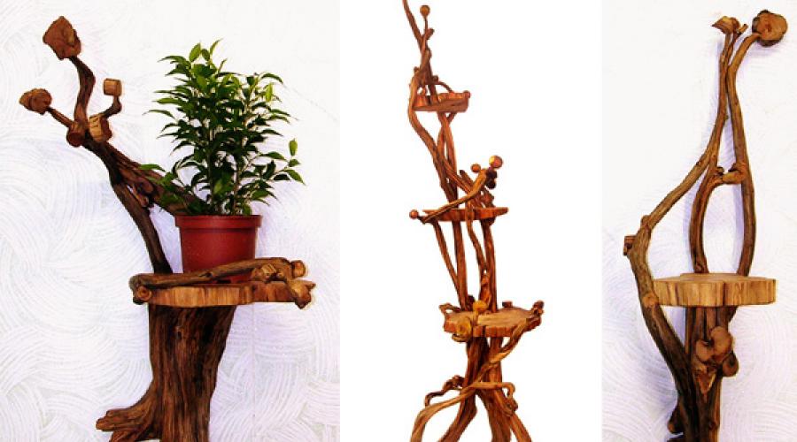Садовая мебель из коряг. Мебель из коряг, дерева, веток и пеньков своими руками. Вешалка из дерева