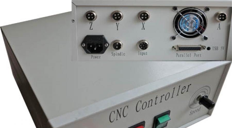 Homemade CNC machine control via USB.  Selecting a controller for controlling stepper motors, engraving, milling, lathes, and foam cutters.  Explanations of commands