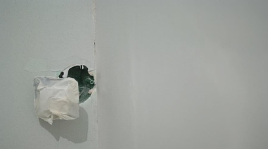Par où commencer à mettre du mastic sur les murs ?  Masticage des murs : conseils pratiques.  Champ d'application du mastic de gypse