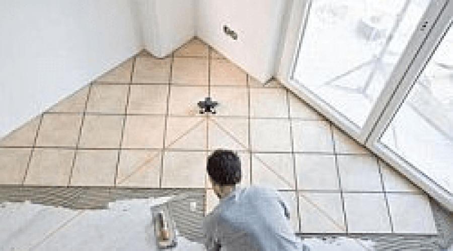Calculation of tiles online.  How to calculate the number of bathroom tiles.  What if the room has a complex shape