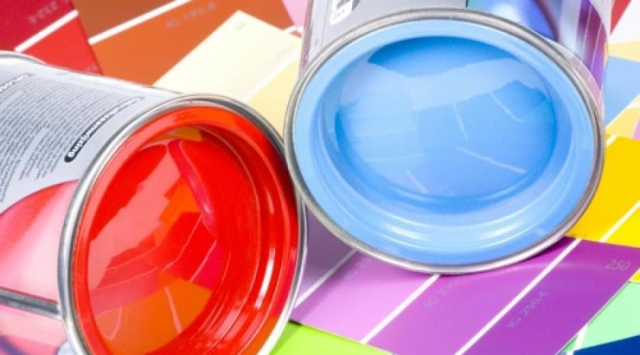 Barwienie farby: co to jest i jak uzyskać odpowiedni odcień.  Zalecenia dotyczące doboru i mieszania kolorów do malowania Mieszanie kolorów do malowania ścian stołu