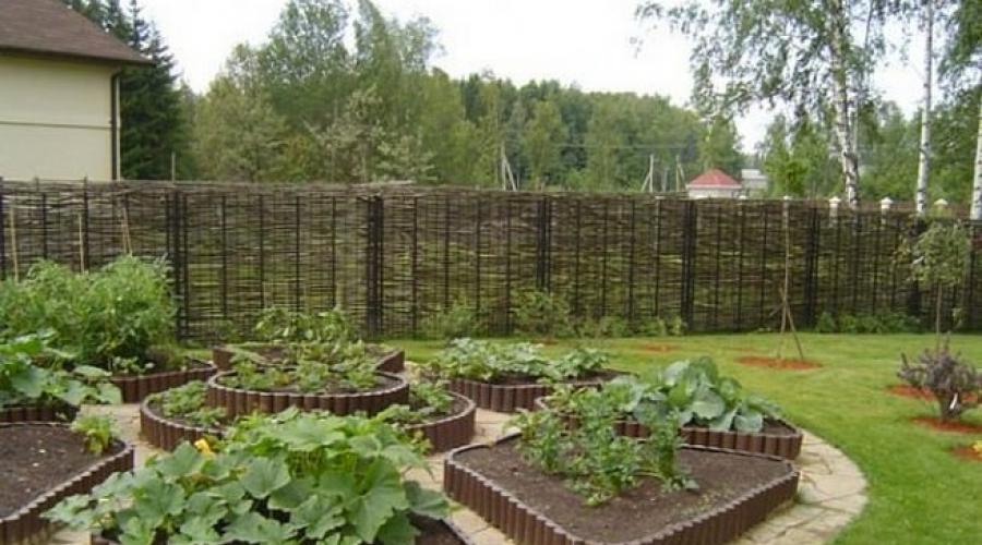 Дизайн огородных грядок на даче. Как сделать грядки на огороде без досок? Красивая грядка из облицовочного камня