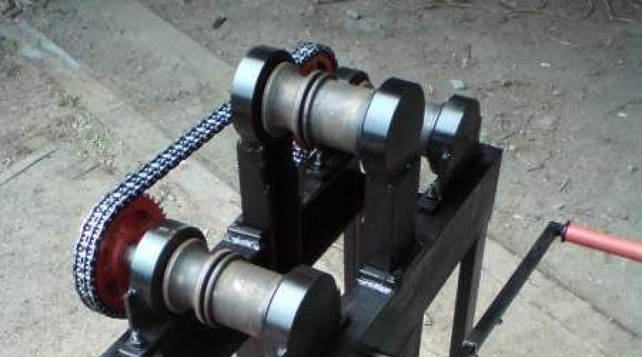 Do-it-yourself rollers for a profile pipe: drawing and assembly.  Rollers made of profile pipes: types, principles of operation and self-assembly Drawings of a machine for rolling profile pipes