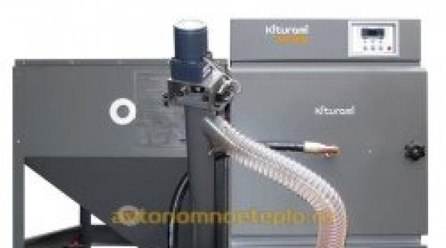 Pellet boiler kiturami krp 20a.  Automatic pellet boilers Kiturami KRP.  Kiturami pellet boiler, advantages and disadvantages