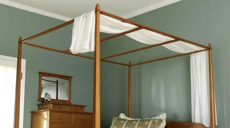 Dessin d'un lit simple aux dimensions réalisé à partir de planches.  Nous créons une œuvre d'art en fabriquant de nos propres mains un lit en bois massif.  Que peut-on fabriquer à partir de bois