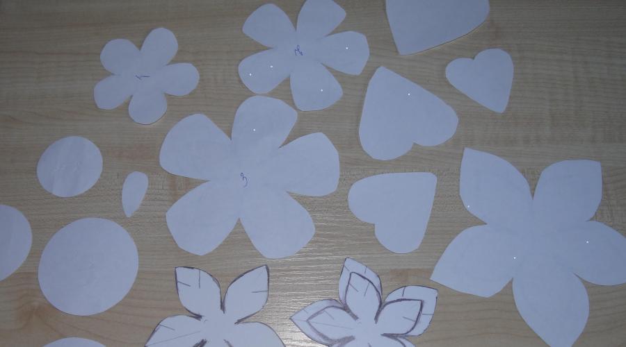Decoraciones con flores realizadas en tela.  Cómo hacer flores con tela.  Secretos del método de fabricación en caliente.
