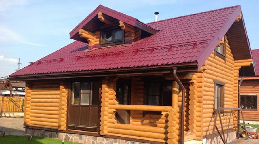 Log house 6 x 9. Timber houses from the Russian timber company.  We build log houses from the best wood