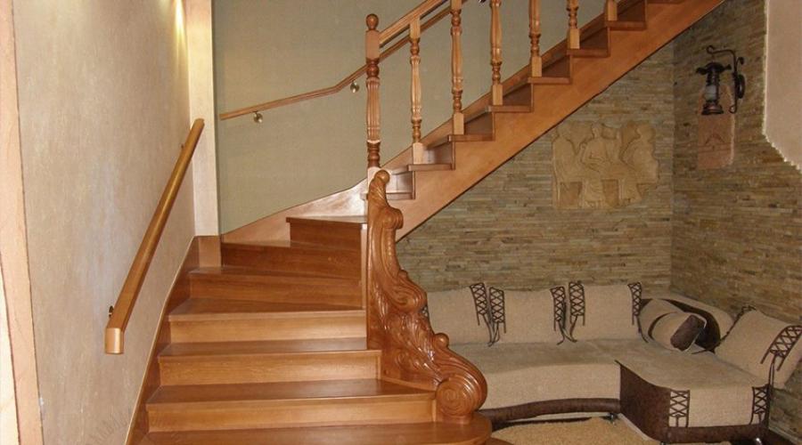 Лестница из дерева в деревянном доме. Какими могут быть лестницы на второй этаж в деревянном доме: варианты конструкций и дизайна. Какой должна быть лестница