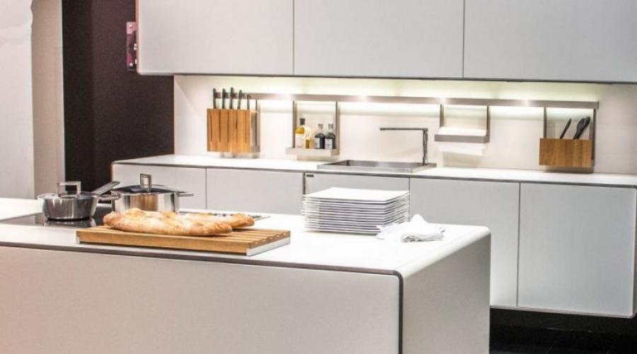 Storage systems for kitchen equipment: how to arrange railings in the kitchen.  How to choose railing kitchen systems by configuration, materials of manufacture and cost Installing a railing on a kitchen set