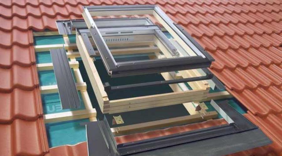 Fixação de clarabóias em vigas.  Instalação de janelas de telhado em telhas metálicas: passos e dicas.  Tarefas de estruturas de janelas de sótão
