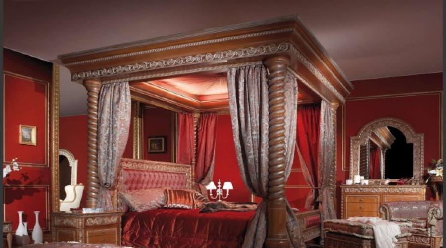 Dormitorio en estilo inglés.  Estilo inglés en el interior del dormitorio. Accesorios y decoración para el dormitorio.