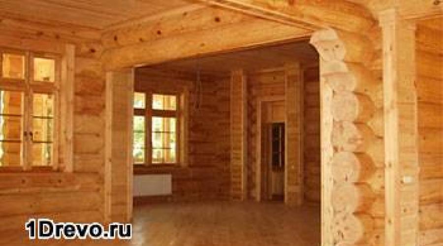 Cómo nivelar las paredes de una casa de troncos.  Nivelación y enderezamiento de paredes en una casa de troncos.  Cómo nivelar paredes con yeso
