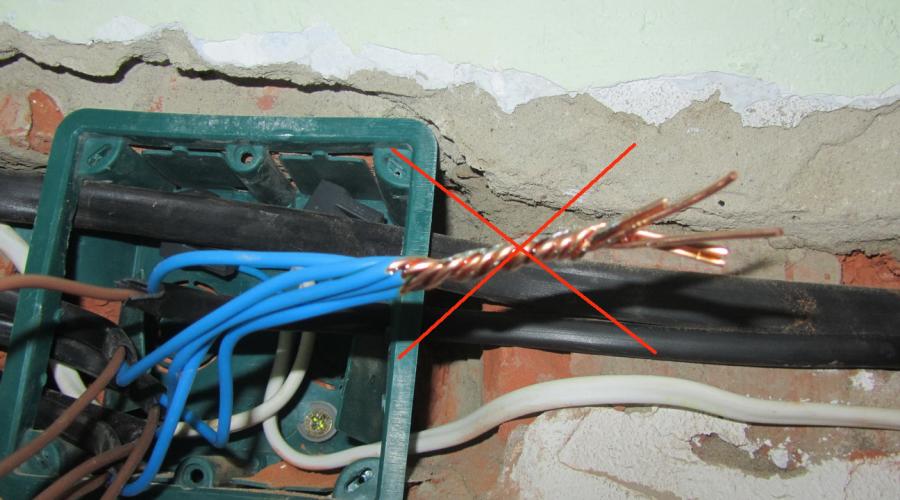Cables de conexión: métodos de formas confiables de conectar cables de diferentes tipos, tipos y secciones (120 fotos).  Cables de conexión con soldadura Cables de conexión con remaches